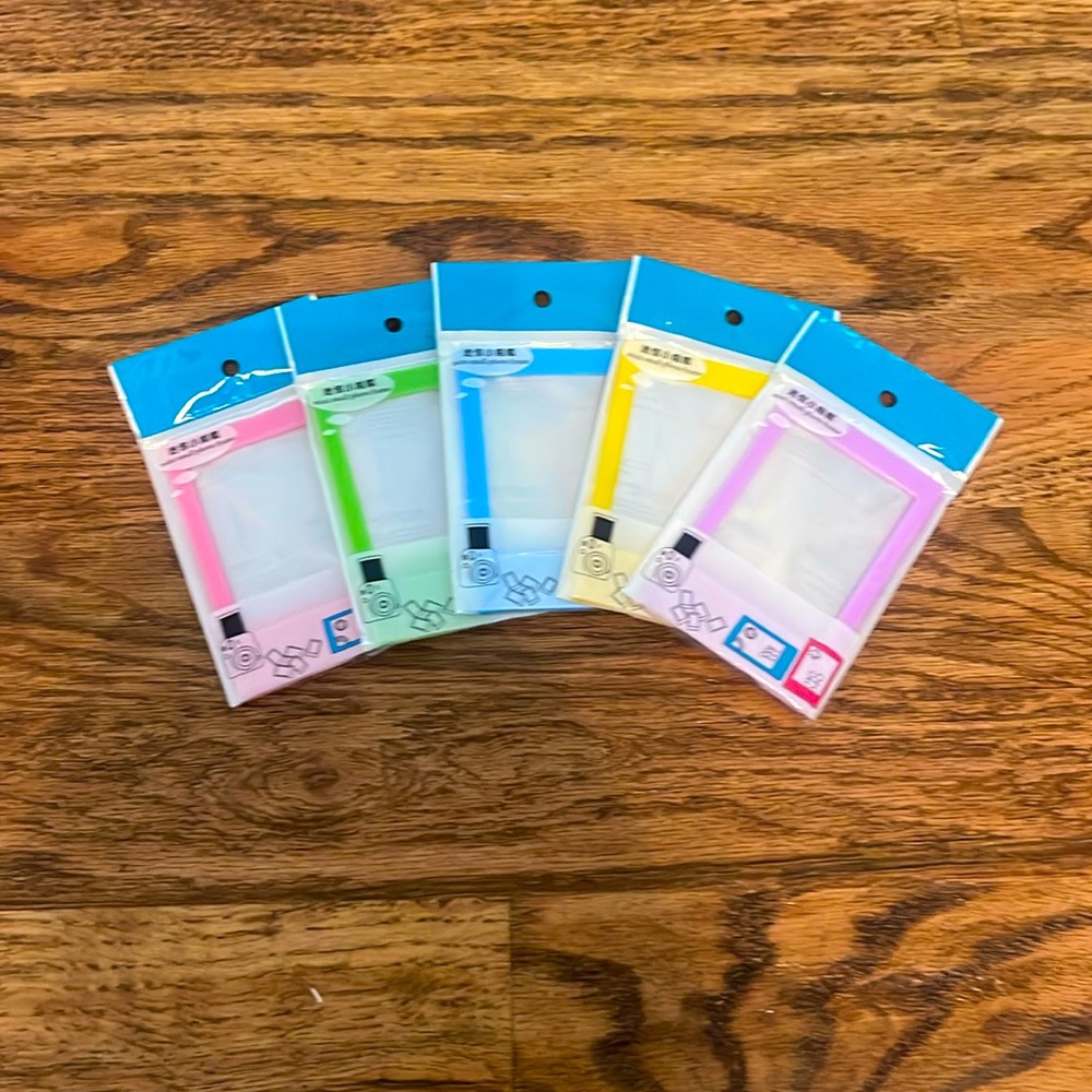 Small photo frame (Polaroid and Instax mini size) set of 5